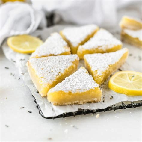 Easy Lavender Lemon Bars Lively Table