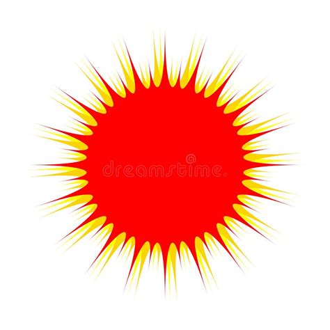 Red sun stock vector. Illustration of colors, clipart - 3273146