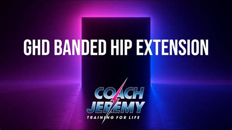 Ghd Banded Hip Extension Youtube