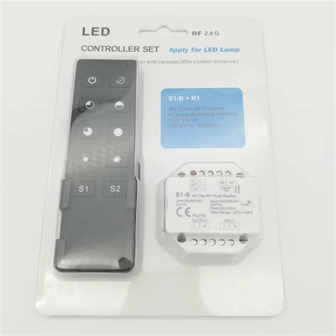 S1 B Led Triac RF Dimmer Controller Use With R1 Remote 2 4GHz Wireless