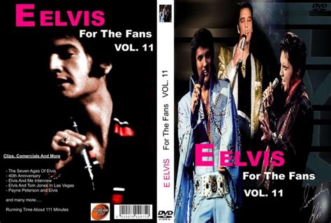 E Elvis For The Fans Vol 11 DVD Elvis New DVD And CDs Elvis Presley