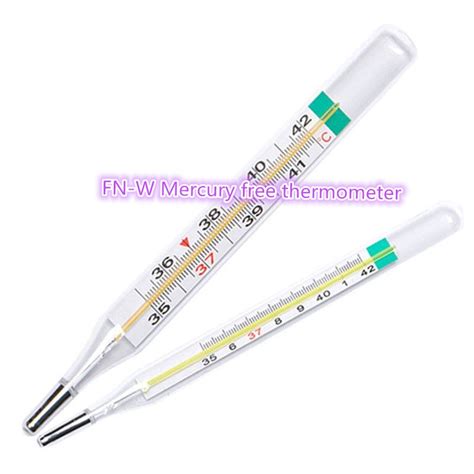 2019 New Medical Mercury Free Glass Clinical Thermometer China Glass