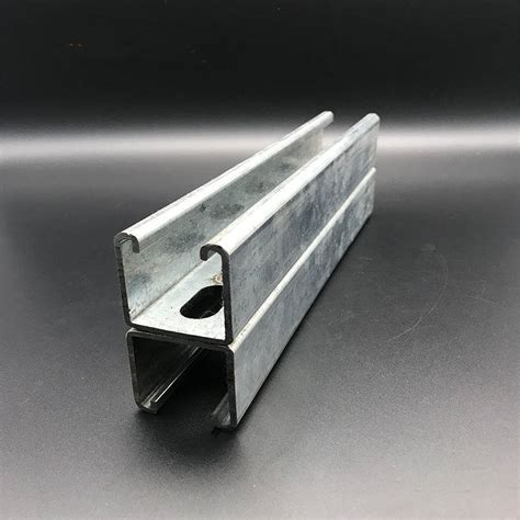 Hot DIP Galvanized Mild Steel C Channel HDG C Channel Metal Stud For Solar Bracket China