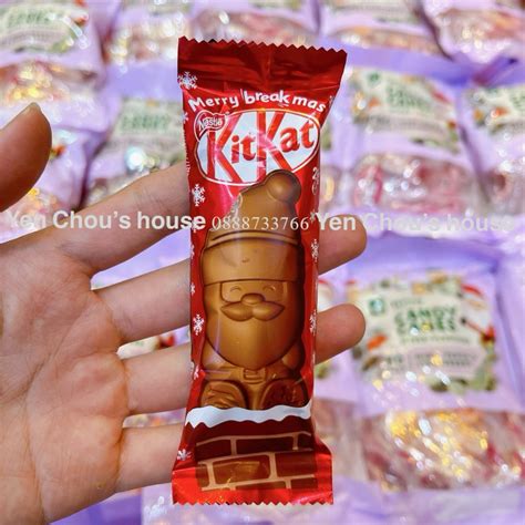 Socola Nestle KitKat Milk Chocolate Santa 29g Shopee Việt Nam