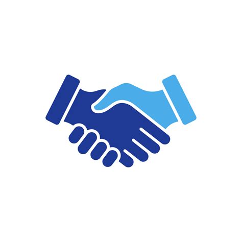 Handshake Partnership Professional Silhouette Icon. Hand Shake Business ...