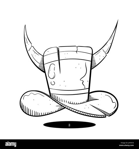 Sombrero Con Cuernos De Diablo Ilustraci N Imagen Vector De Stock Alamy