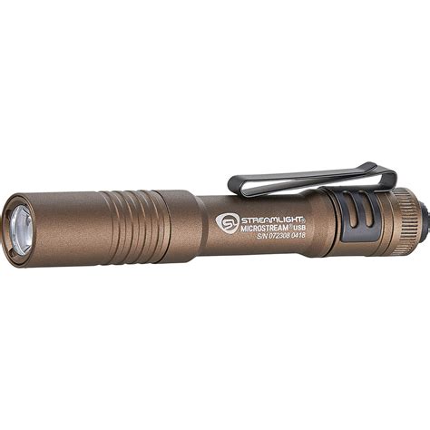 Streamlight Microstream USB Flashlight Coyote 250 Lumens Kinsey S Inc