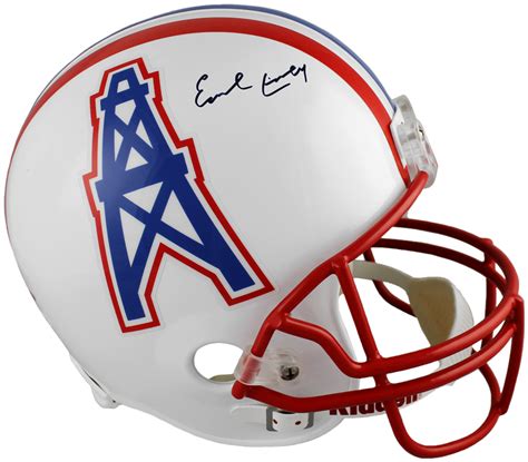 Earl Campbell Autographed Houston Oilers Full Size Replica Helmet