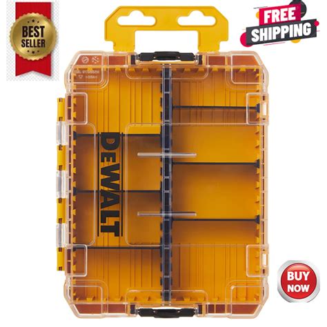 Dewalt Tstak Tool Box Compartments Clear Lid Organizer Removable