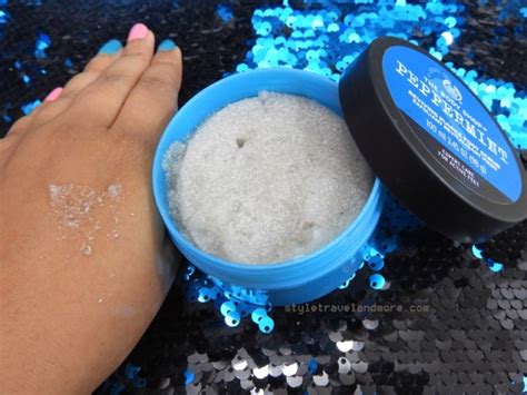 The Body Shop Peppermint Reviving Pumice Foot Scrub Review Styletravelandmore