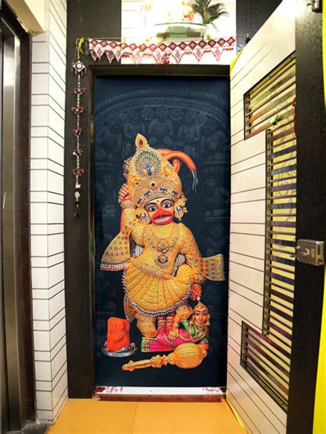 Lord Panchavaktra Hanuman Door Covers