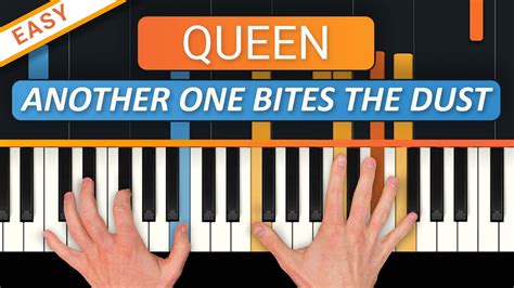 How To Play Another One Bites The Dust By Queen Easy Piano Tutorial