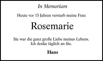 Traueranzeigen Von Rosemarie Schuler Schwarzw Lder Bote Trauer