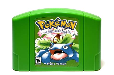 Pokemon Green N64 Game Cartridge Special Edition