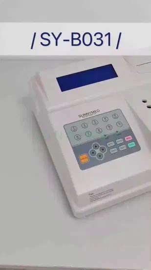 Sy B031 Medical Lab Double Channel Coagulometer Analyzer Blood