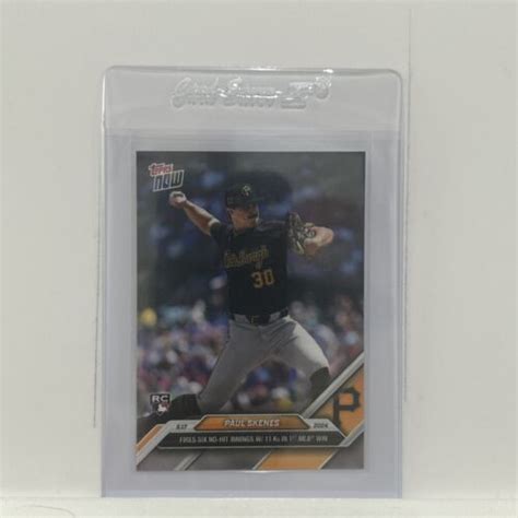 Paul Skenes RC 2024 Topps Now Rookie Card 201 Pittsburgh Pirates MLB