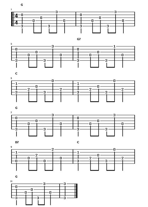 Basic Guitar Picking Patterns