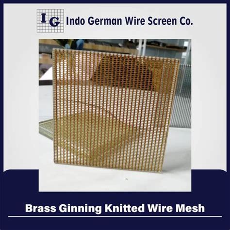 Ginning Knitted Wire Mesh Supplier Manufacturer Exporter