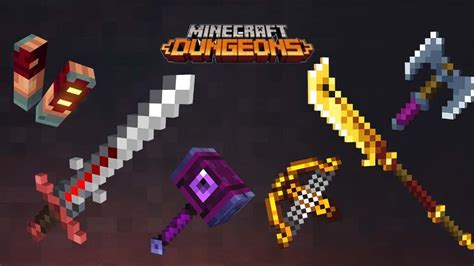 10 Best Minecraft Dungeons Weapons Charlie Intel