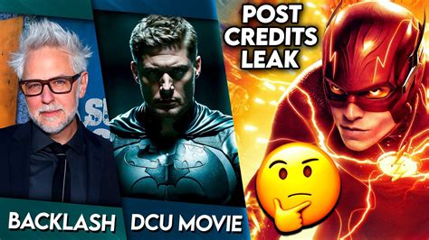 The Flash Post Credits Leaked James Gunn Backlash Critic Scores