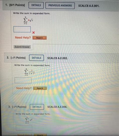 Solved 1 0 1 Points DETAILS PREVIOUS ANSWERS SCALC8 Chegg