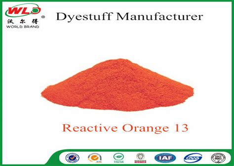 Colorant R Actif C I Oranges R Actifs De Fibre Synth Tique De