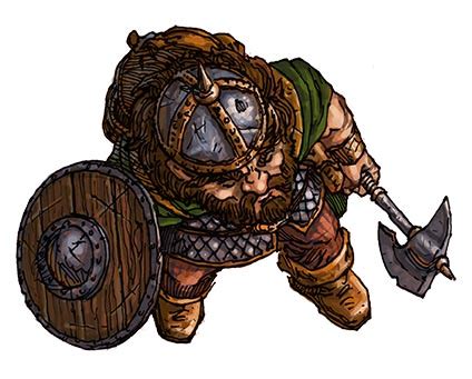 Creature Token: Dwarf by JDR-Illustrator on DeviantArt