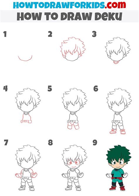 How To Draw Deku Artofit