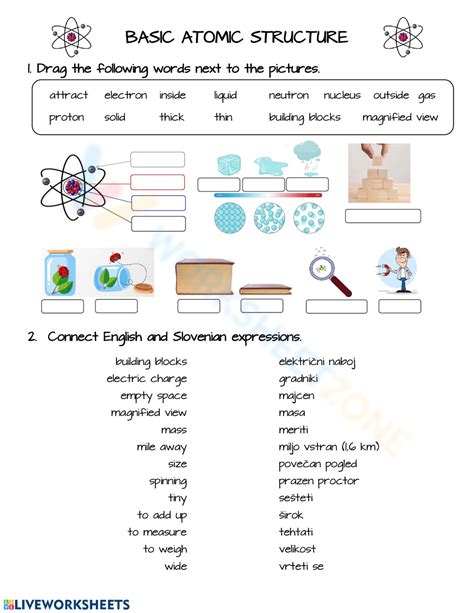 Basic Atomic Structure Worksheet