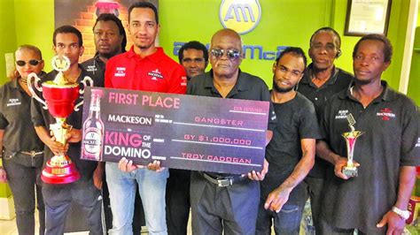 Gangster Domino Lift Inaugural Mackeson Crown Guyana Times