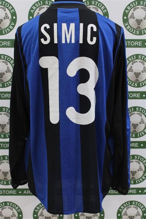 Maglia INTER SIMIC Match Worn 2000 01 Arsij Store Vendita Di Maglie