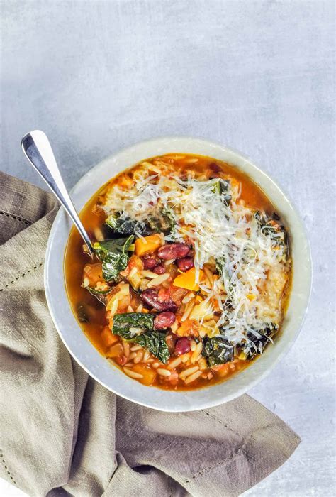 Pumpkin Minestrone Soup Recipe This Healthy Table