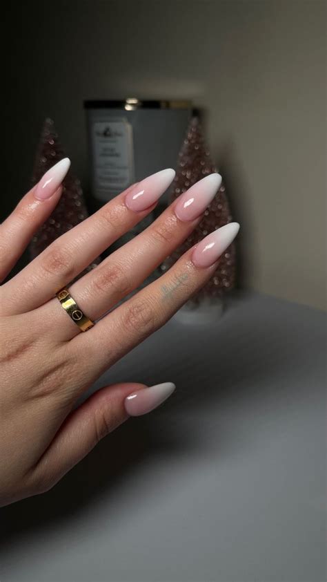 Ombré nails in 2024 Ombre gel nails Acrylic nails almond shape