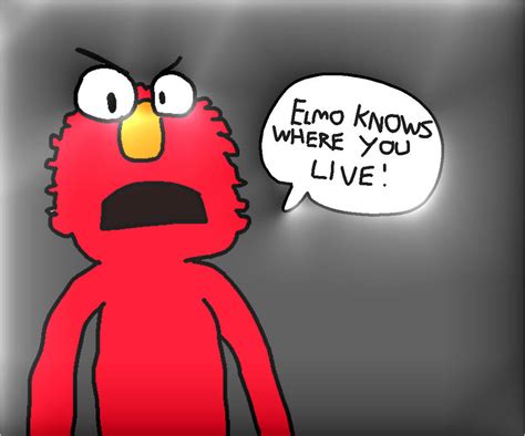 Angry and Scary Elmo by JoeyHensonStudios on DeviantArt