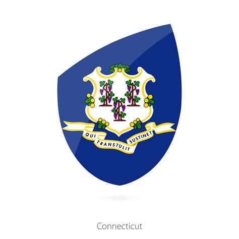 Flag of Connecticut. 17687810 Vector Art at Vecteezy