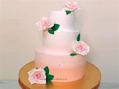 Three Tier Anniversary Cake