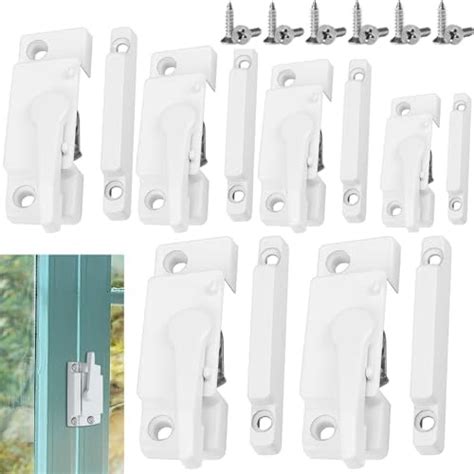 Cokritsm Window Sash Locks White Pack Sliding Window Locks Security