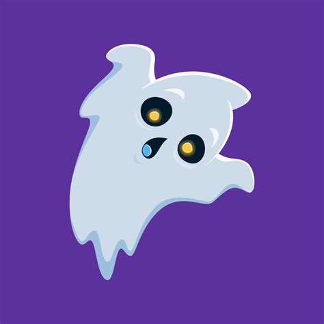 Halloween ghost character with glowing eyes 29693817 Vector Art at Vecteezy