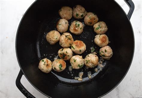 Chicken Piccata Meatballs Low FODMAP Gluten Free For A Digestive