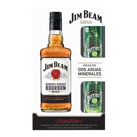 Whiskey Jim Beam Ml Perrier De Ml C U Bodega Aurrera En L Nea