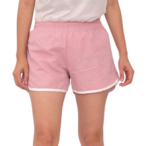 Swim Short Tactel Feminino Evolutiva Rosa Bebê Submarino