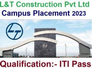 Larsen Toubro Ltd Campus Placement