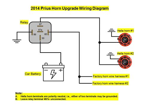 Horn Relay Wiring Diagram 4 Pin