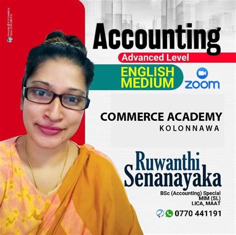 Advanced Level Accounting Accounting A L Commerce Local Colombo