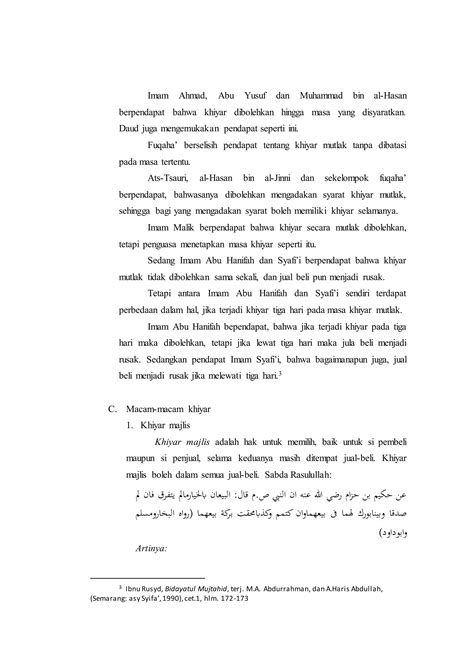 Khiyar Dalam Jual Beli Pdf