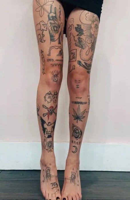 Cool Patchwork Tattoo Design Ideas Leg Tattoos Irish Tattoos