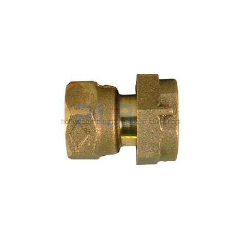 Npt Thread Free Lead Brass Or Bronze Water Meter Fitting China Water