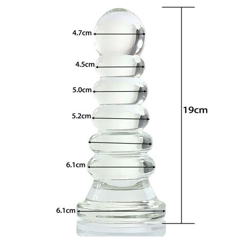 Riesige Große Pagode Analplug Glas Butt Plug Dildo Anal Dilatator