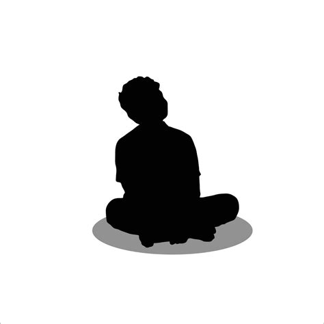 Boy Sitting Stock Vector Illustration 34717282 Vector Art At Vecteezy