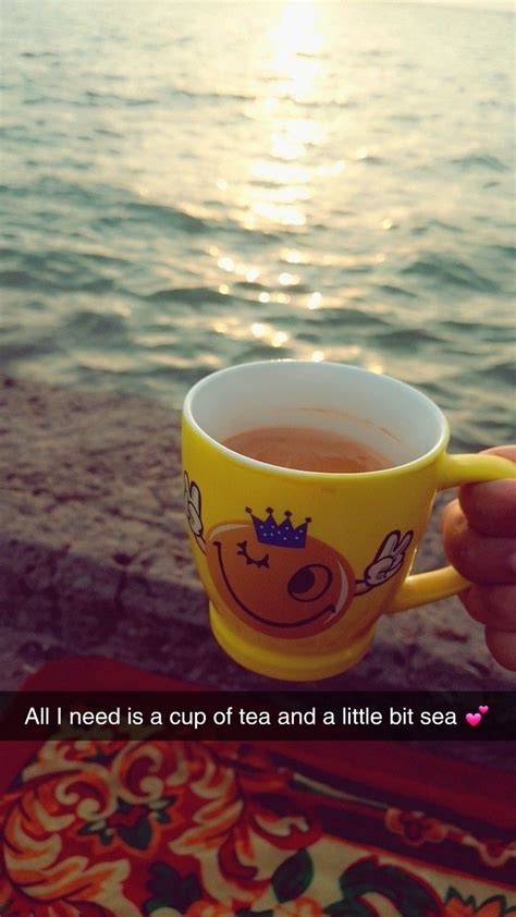 That combination of Tea and Sea is beautiful 💗😍 | Sea lover, Tea lover ...